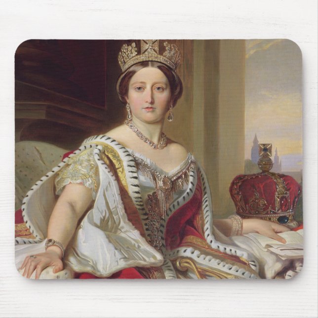 Tapis De Souris Portrait de la Reine Victoria (1819-1901) 1859 (Devant)