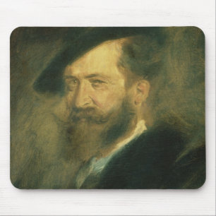 Tapis De Souris Portrait de l'artiste Wilhelm Busch, c.1878