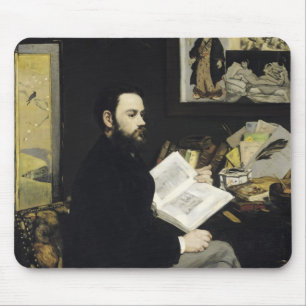 Tapis De Souris Portrait de Manet   d'Emile Zola 1868