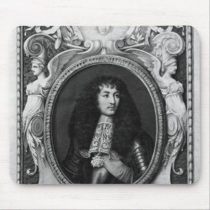 Tapis De Souris Portrait de médaillon de Louis XIV