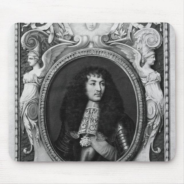 Tapis De Souris Portrait de médaillon de Louis XIV (Devant)