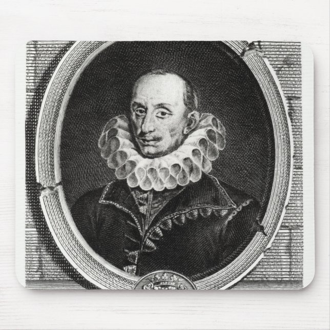 Tapis De Souris Portrait de médaillon de Pierre de Bourdeille (Devant)
