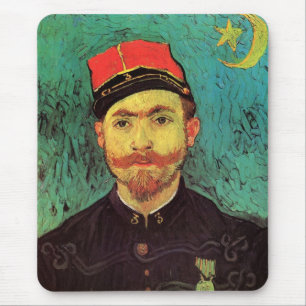 Tapis De Souris Portrait de Milliet, L'Amant par Vincent van Gogh