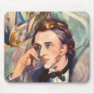 Tapis De Souris Portrait de musicien de compositeur de Frederic