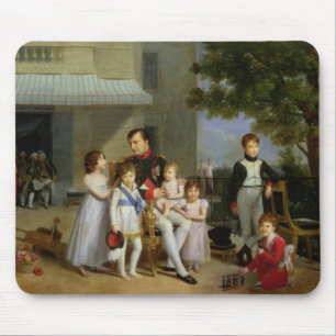Tapis De Souris Portrait de Napoleon Bonaparte avec ses neveux