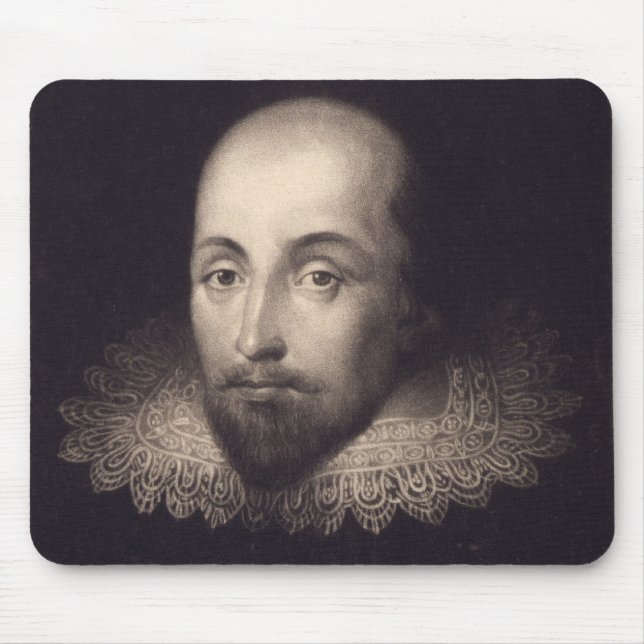 Tapis De Souris "Portrait de Shakespeare" mousepad (Devant)