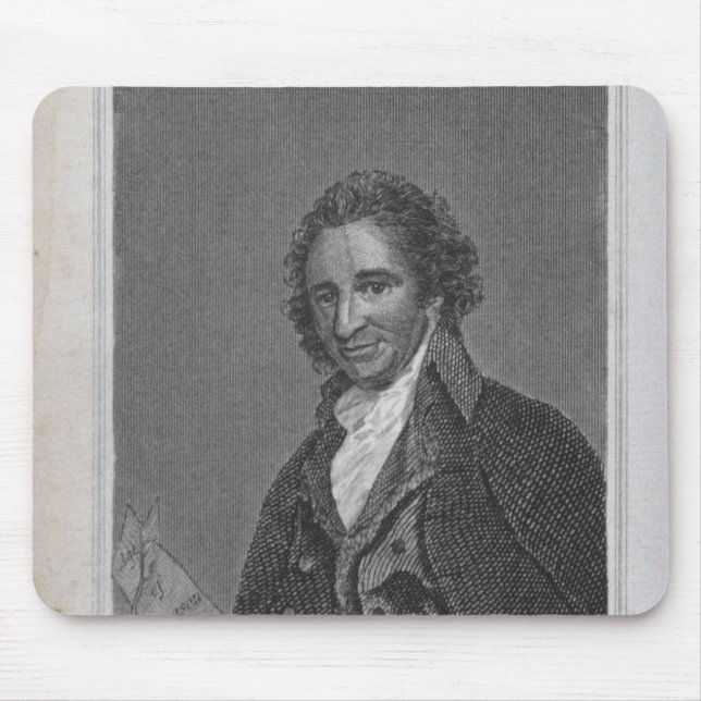 Tapis De Souris Portrait de Thomas Paine du volume I (Devant)