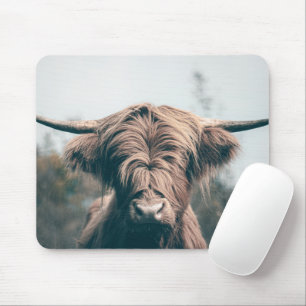 Tapis De Souris Portrait de vache Highland