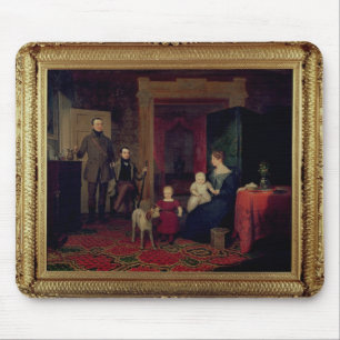 Tapis De Souris Portrait de Van Cortland Family, c.1830