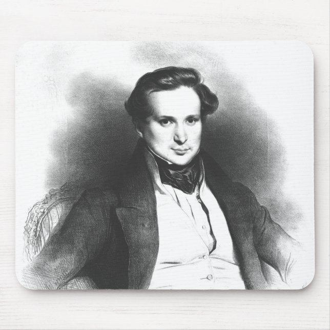 Tapis De Souris Portrait de Victor Hugo (Devant)