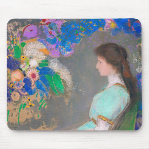 Tapis De Souris Portrait de Violette Heymann, Redon