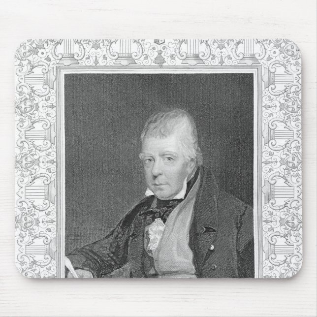 Tapis De Souris Portrait de Walter Scott (Devant)