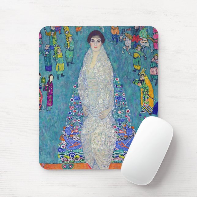 Tapis De Souris Portrait d'Elisabeth Lederer, Gustav Klimt (Avec souris)