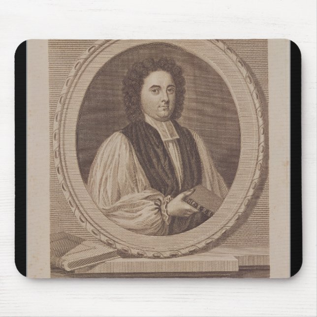 Tapis De Souris Portrait d'évêque de George Berkeley (Devant)