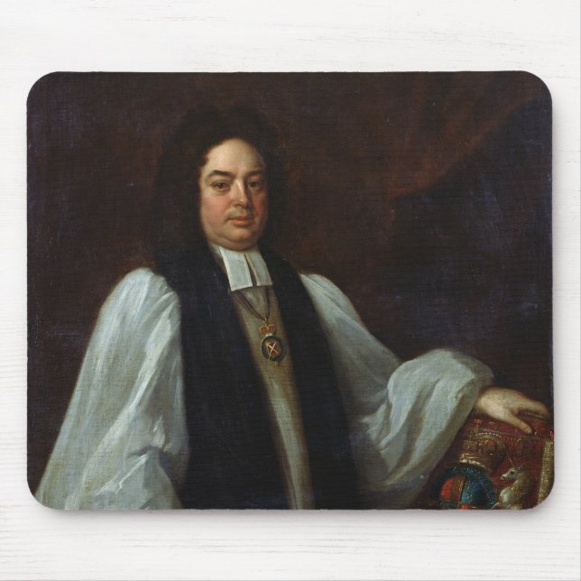 Tapis De Souris Portrait d'évêque John Robinson c.1711 (Devant)