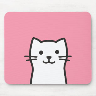 Tapis De Souris Portrait drôle de chat