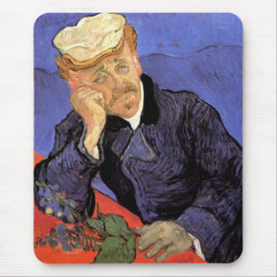 Tapis De Souris Portrait du Docteur Gachet par Vincent van Gogh