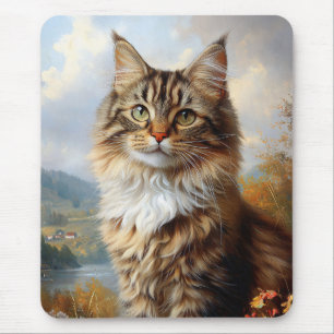 Tapis De Souris Portrait du Maine Coon Kitten