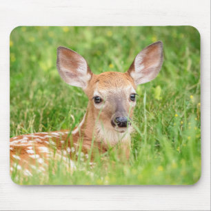 Tapis De Souris Portrait d'un faon (cerf de Virginie)