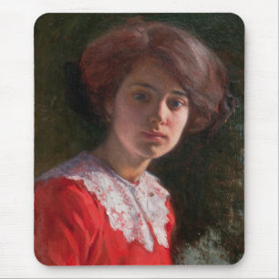 Tapis De Souris Portrait d'une dame (par Elin Danielson-Gambogi)