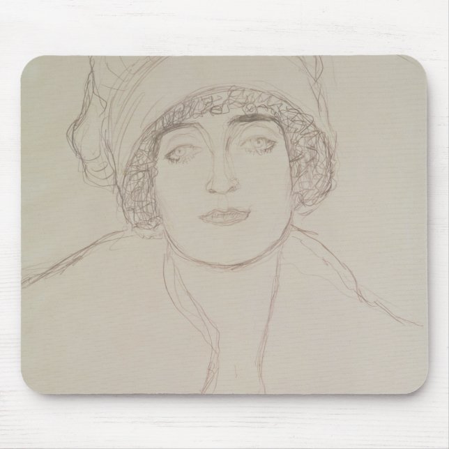 Tapis De Souris Portrait d'une jeune femme (Devant)