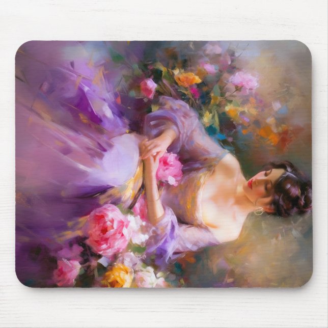 Tapis De Souris Portrait élégant (Devant)
