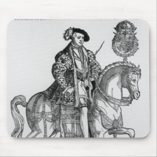 Tapis De Souris Portrait équestre de Philip II de l'Espagne