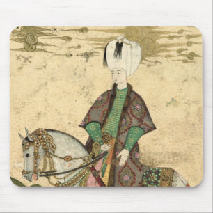 Tapis De Souris Portrait équestre de sultan Osman II 1618