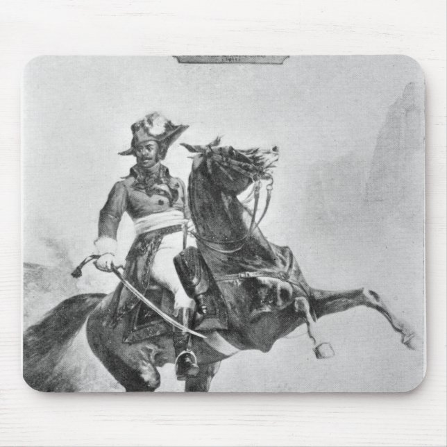 Tapis De Souris Portrait équestre de Thomas Alexandre (Devant)