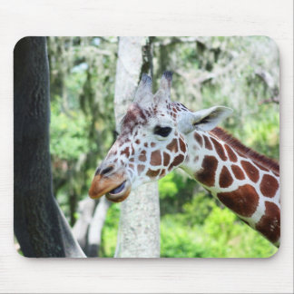 Tapis De Souris Portrait haut étroit de girafe