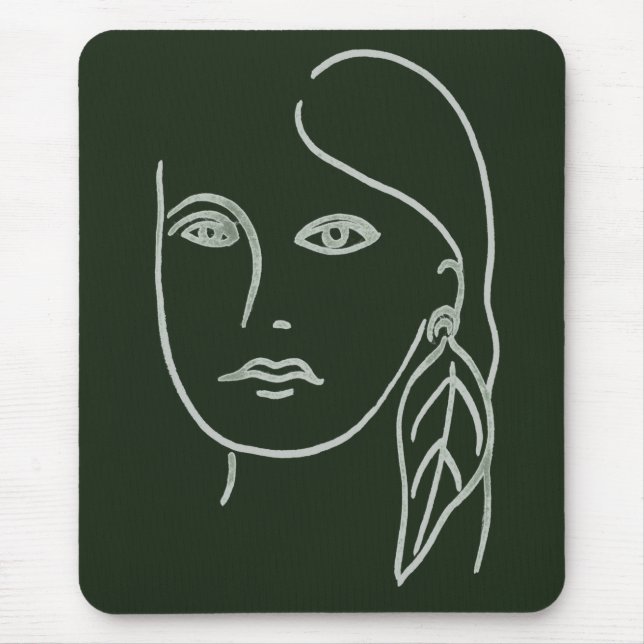 Tapis De Souris Portrait malachite (Devant)