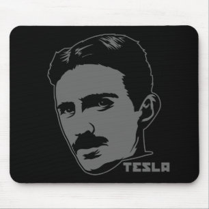 Tapis De Souris Portrait Mousepad de Nikola Tesla