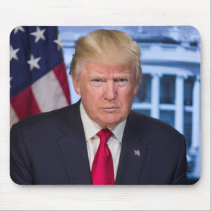 Tapis De Souris Portrait officiel présidentiel de Donald Trump
