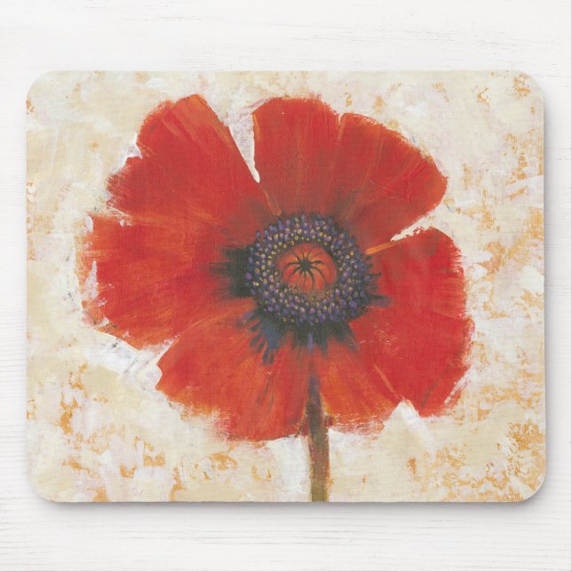 Tapis De Souris Portrait Red Poppy (Devant)