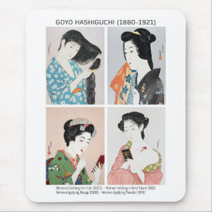 Tapis De Souris Portraits de femmes japonaises - Goyō Hashiguchi