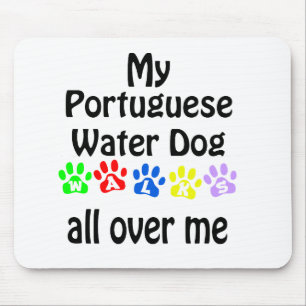 Tapis De Souris Portugais Water Dog Walks Design