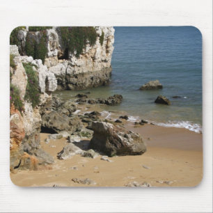 Tapis De Souris Portugal, Cascais. Praia da Rainha, une plage à