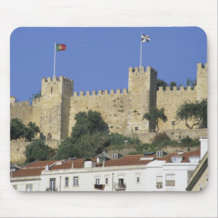 Tapis De Souris Portugal, Lisbonne. Château de Sao Jorge.