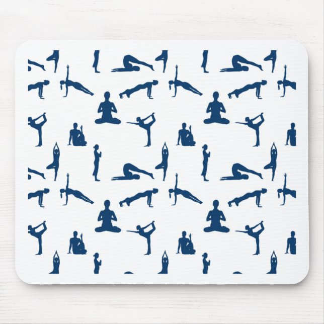 Tapis De Souris Poses de yoga (Devant)