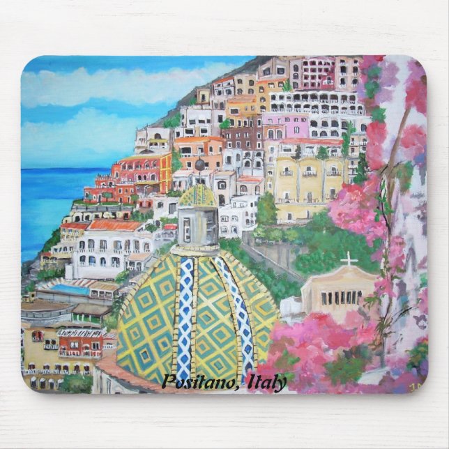 Tapis De Souris Positano, Italie - Mousepad (Devant)