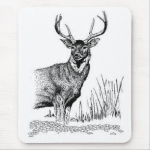 Tapis De Souris Position de cerfs communs