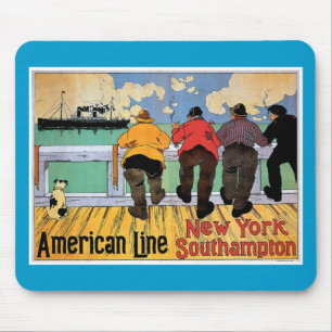 Tapis De Souris Poster American Line