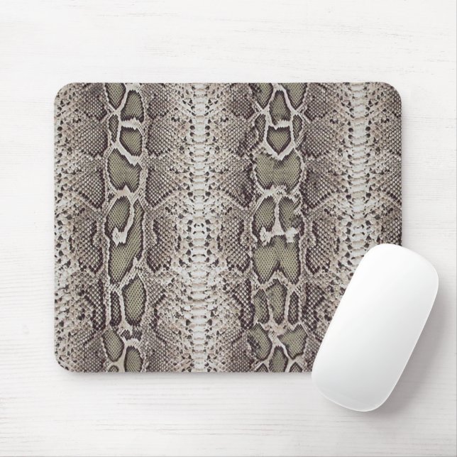 Tapis De Souris Poster de animal de peau de serpent (Avec souris)