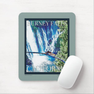 Tapis De Souris Poster de Burney Falls, CA