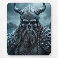 Poster de Norse Viking avec casque à cornes