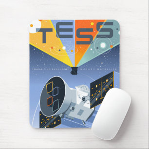 Tapis De Souris Poster du télescope spatial Tess.