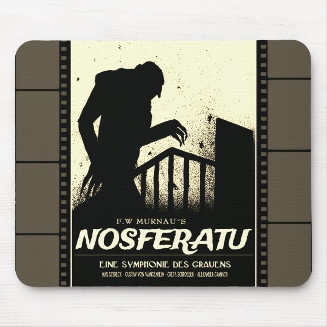 Tapis De Souris Poster "NOSFERATU" Mousepad (Devant)