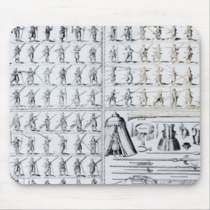 Tapis De Souris Postures pour des mousquetaires et des Pikemen