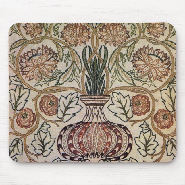 Tapis De Souris Pot de fleur de William Morris - Mousepad (Devant)