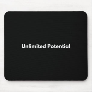 Tapis De Souris Potentiel Illimité Motivation Inspirationnelle Quo